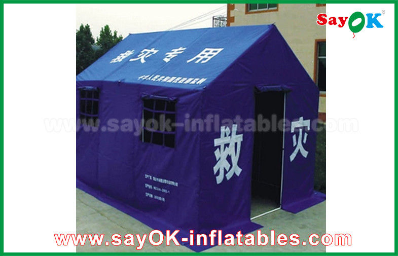 Instant Canopy Tent Emergency Disaster Relief Tent Refugee Tent For Government 300x400x270cm