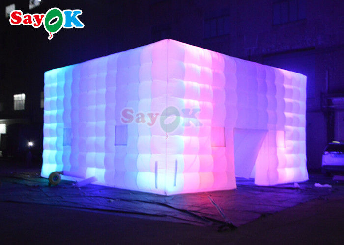 Commercial White Nightclub Party Inflatable Air Tent Large Inflatable Nightclub For Outdoor Events