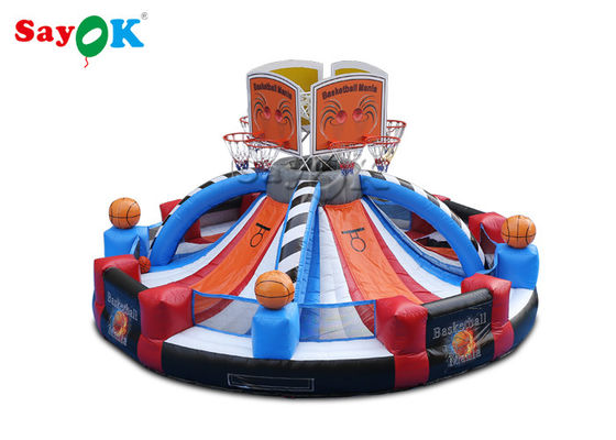 Reuzen buiten opblaasbare basketbalhoep Shooting Game Customized Logo
