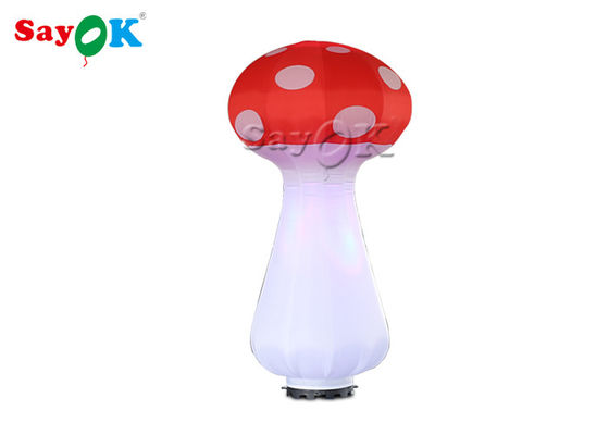Custom LED opblaasbaar paddenstoel model voor evenement / feest decoratie