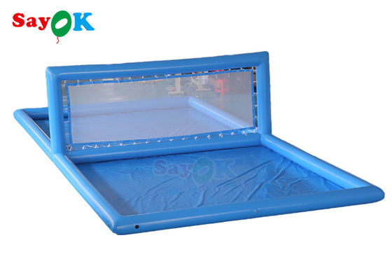 PVC opblaasbaar waterspeelgoed Volleyballbanen Gezinswoning Vermaak Interactieve spellen