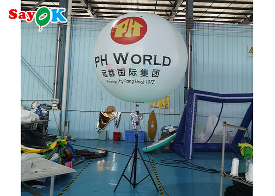 LED Beugel Vloer Opblaasbare Ballon Interactieve Decoratie Licht Evenement Lichtgevende Bal Reclame