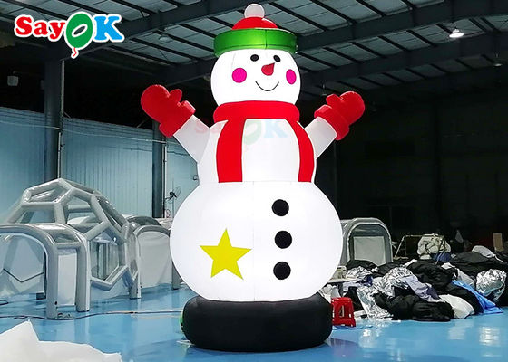 210D Ornamenten van de Doek de Opblaasbare Kerstmis van Oxford voor Activiteitendecoratie