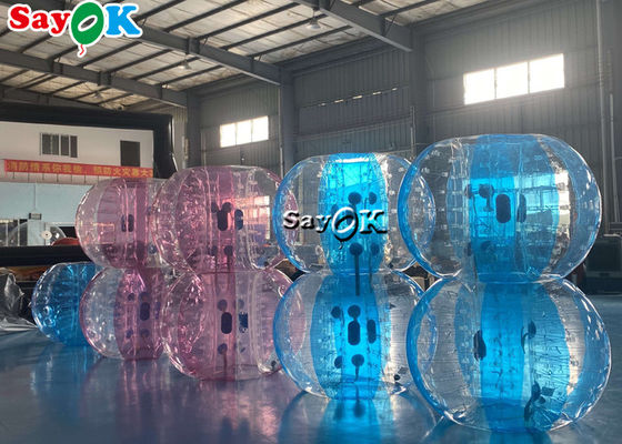 Vermaakpark 1.0mm TPU opblaasbare sportgames Bubbel voetbalbal