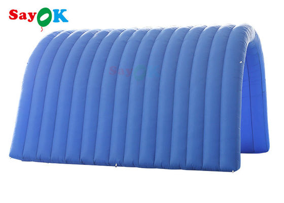 Marineblauwe Opblaasbare de Voetbalingang van de Douane Opblaasbare Tunnel 5x5x3mH