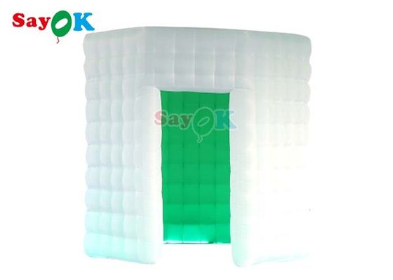 De Cabineinflatble Geleide Tent van de pakhuis Ovale Foto met Luchtventilator