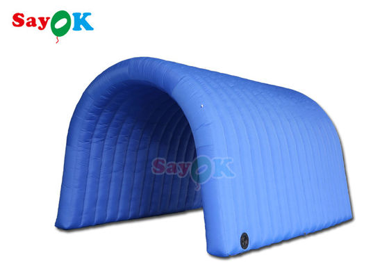 De opblaasbare van de de Tunneltent van de Gazontent 5x5x3mH Blauwe Opblaasbare Doek van Oxford voor Tentoonstelling