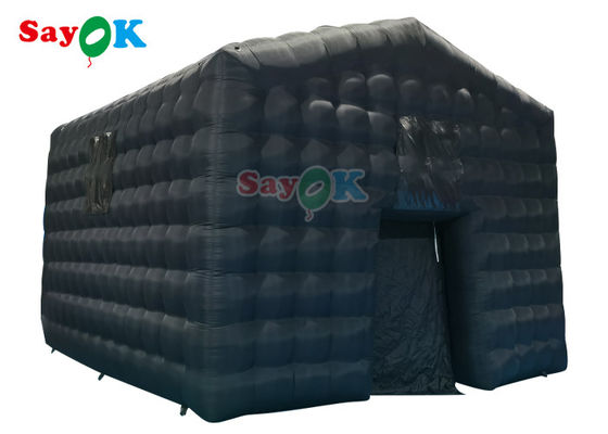 Tent van de geteerd zeildoek de Opblaasbare Kubus met Geleide de Partijtent van het Lichten Opblaasbare Huwelijk