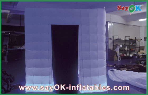 Opblaasbare de Partijslag van de Fotostudio - omhoog Tent van de Douane de Opblaasbare Photobooth van de Fotocabine met LEIDENE Verlichting