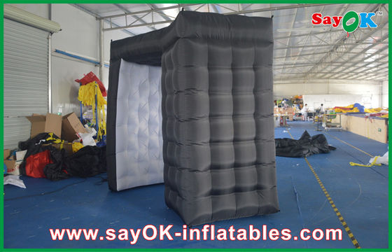Opblaasbare de Huurprestaties Grey Inflatable Photo Booth van de Fotocabine 2.4*2.4*2.5m ROHS/Ce