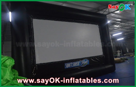 Het opblaasbare Projectorscherm 6 X 3.5m Pvc/van de Doekprotable van Oxford Scherm van de de Film het Opblaasbare Film voor Huur
