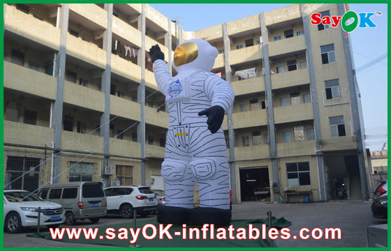 Van de openlucht LEIDENE van With van de Reclame Opblaasbare Astronaut Model de Opblaasbare Ruimtevaarder Lichtendouane voor Decoratie