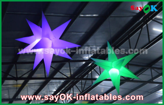 1.5m 190 D Nylon reclame opblaasbare verlichting decoratie, opblaasbare ster met led licht