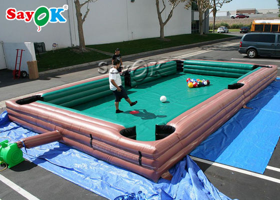 Opblaasbare van de de Spelensnooker van Gezelschapsspels Grote Menselijke Opblaasbare Sporten de Poollijst Logo Printing