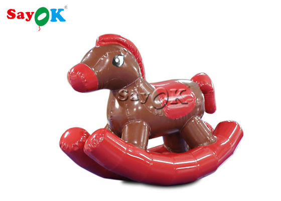 Jonge geitje Opblaasbare Pony Rocking Horse van Sayok het Rode pvc