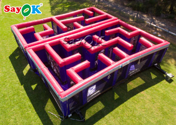 Opblaasbare Rode Opblaasbare de Hinderniscursus van het Sportspel/Drinkbaar Maze Game Laser Tag Inflatable de Laserlabyrint van Carnaval