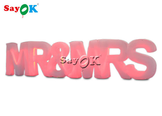 6.17x1.2mH opblaasbare led letters voor reclame- en evenementenversiering