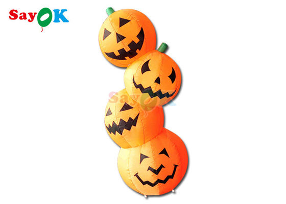 PVC opblaasbare Halloween decoratie 4,9ft pompoenvorm LED opgeblazen model