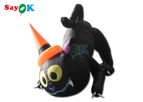 Halloween cartoon dier model opblaasbare zwarte kat Halloween tuin decoratie