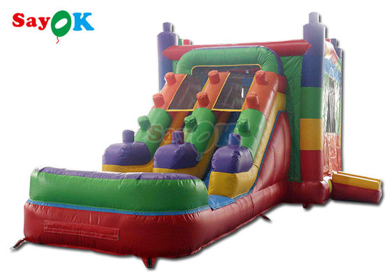 0.5mm PVC opblaasbare eenhoorn Bounce House Kids Bouncy Castle Springende glijbaan maan