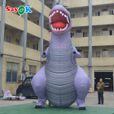 Gebeurtenis Oxford Stof Opblaasbare Cartoon Opblaasbare Kerst Dinosaurus Reclame Model