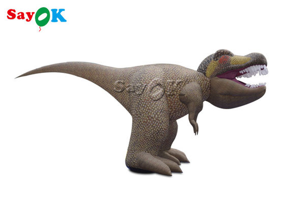 Opblaasbare kerstdinosaurus 5m 15ft Opblaasbare mascotte T-Rex Tyrannosaurus Dinosaurus Voor tentoonstelling