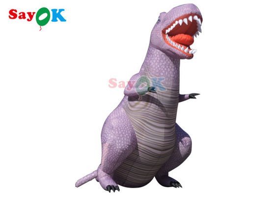 Opblaasbare kerstdinosaurus Grote grootte 5m Opblaasbare Tyrannosaurus Rex Dinosaurus Volledige afdruk