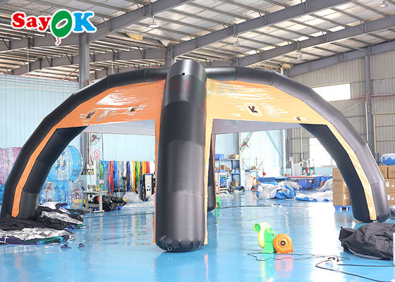 Gezinsluchttent Custom PVC 7x4m Opblaasbare luchttent Ondersteuningsstructuur Blow Up Spider Tent