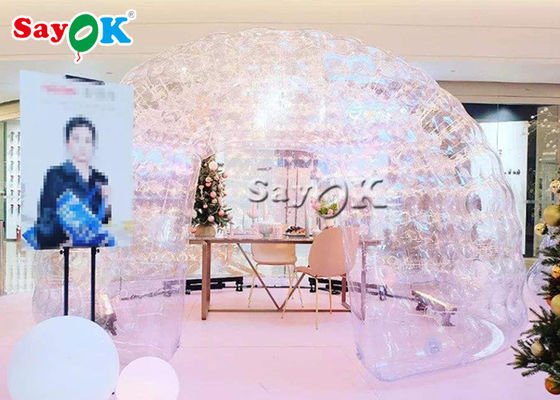Opblaasbare tent op maat Air tight Clear Bubble opblaasbare koepel tent