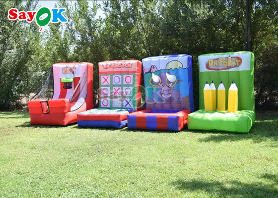 4 In1 Kinderen Volwassenen Interactieve Leuke Opblaasbare Carnaval Games Voor Groepsteambuilding